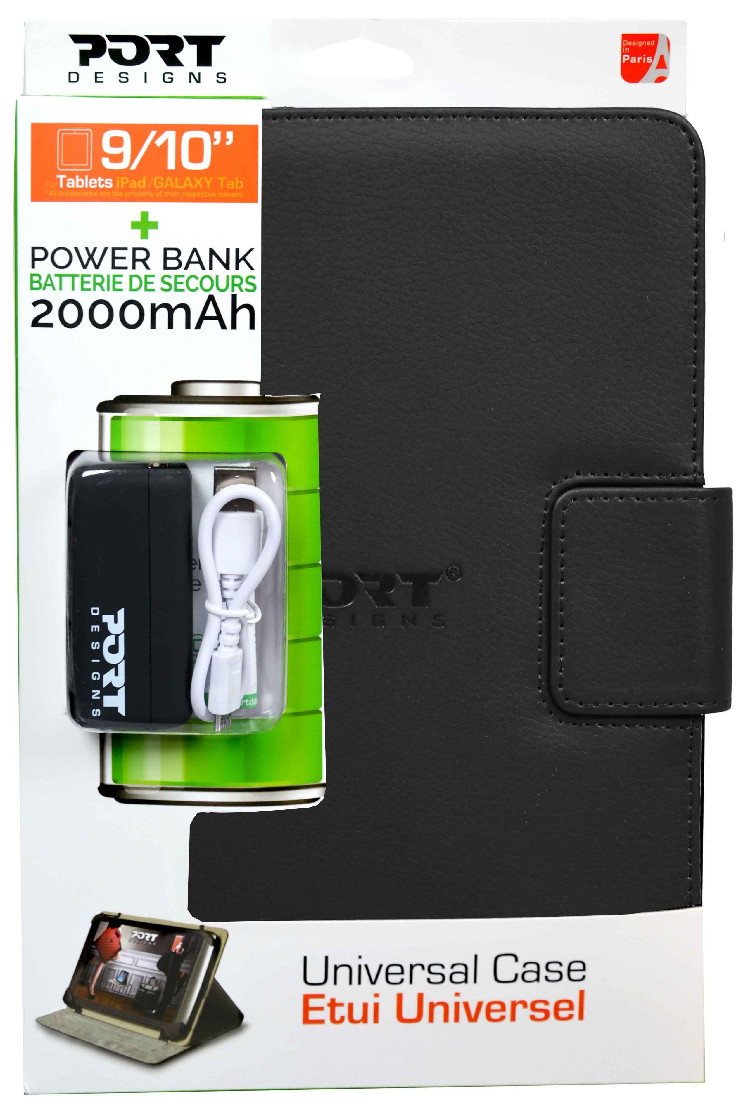 Pack Funda Muskoka Negra 10 Power Bank 2000 Ma